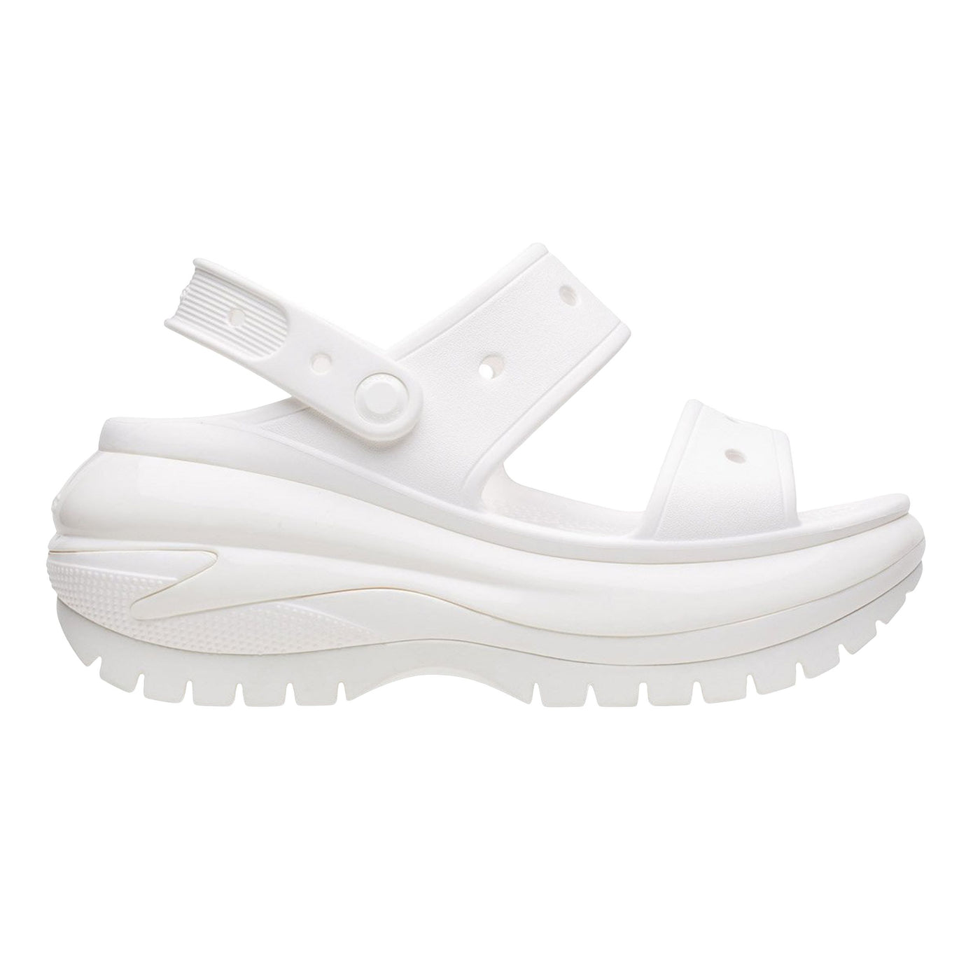 CROCS MEGA CRUSH SANDAL WHITE