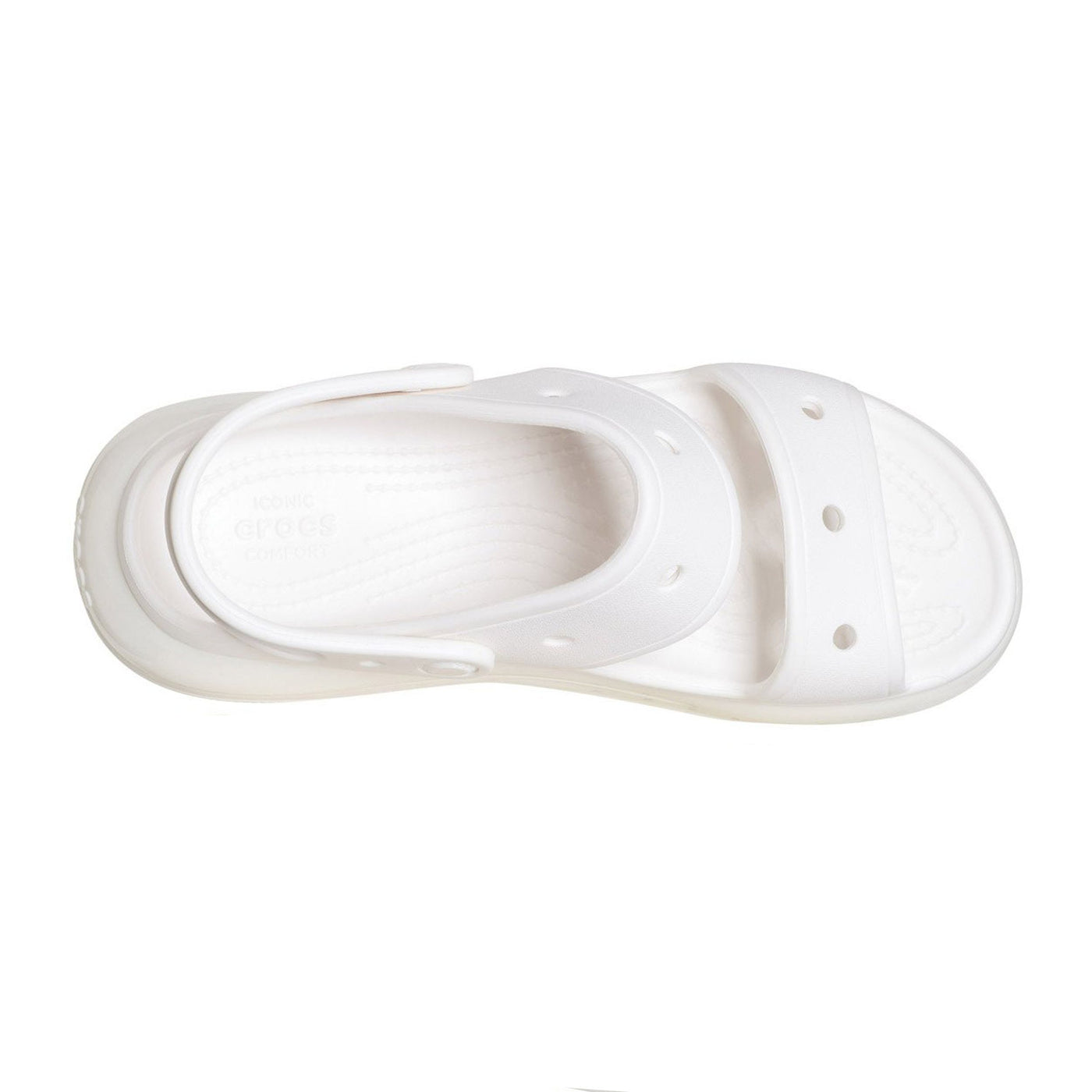 CROCS MEGA CRUSH SANDAL WHITE