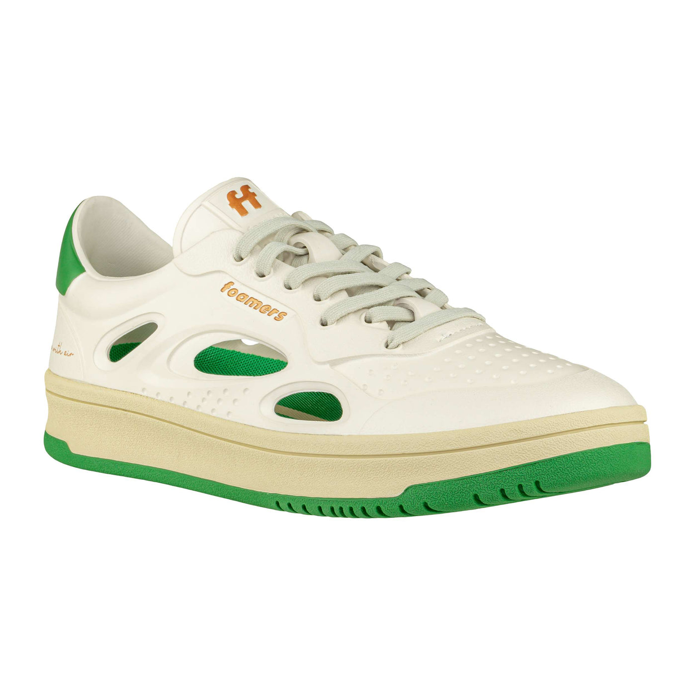 FOAMERS SNEAKERS R01 WHITE-GREEN