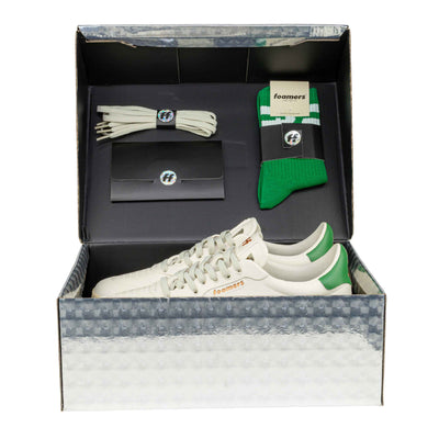 FOAMERS SNEAKERS R01 WHITE-GREEN