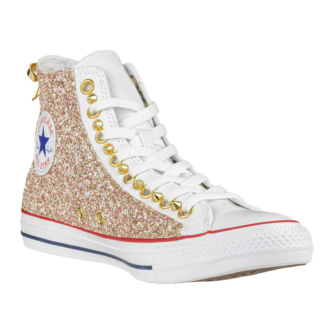 CONVERSE PERSONALIZZATE ROSA REA