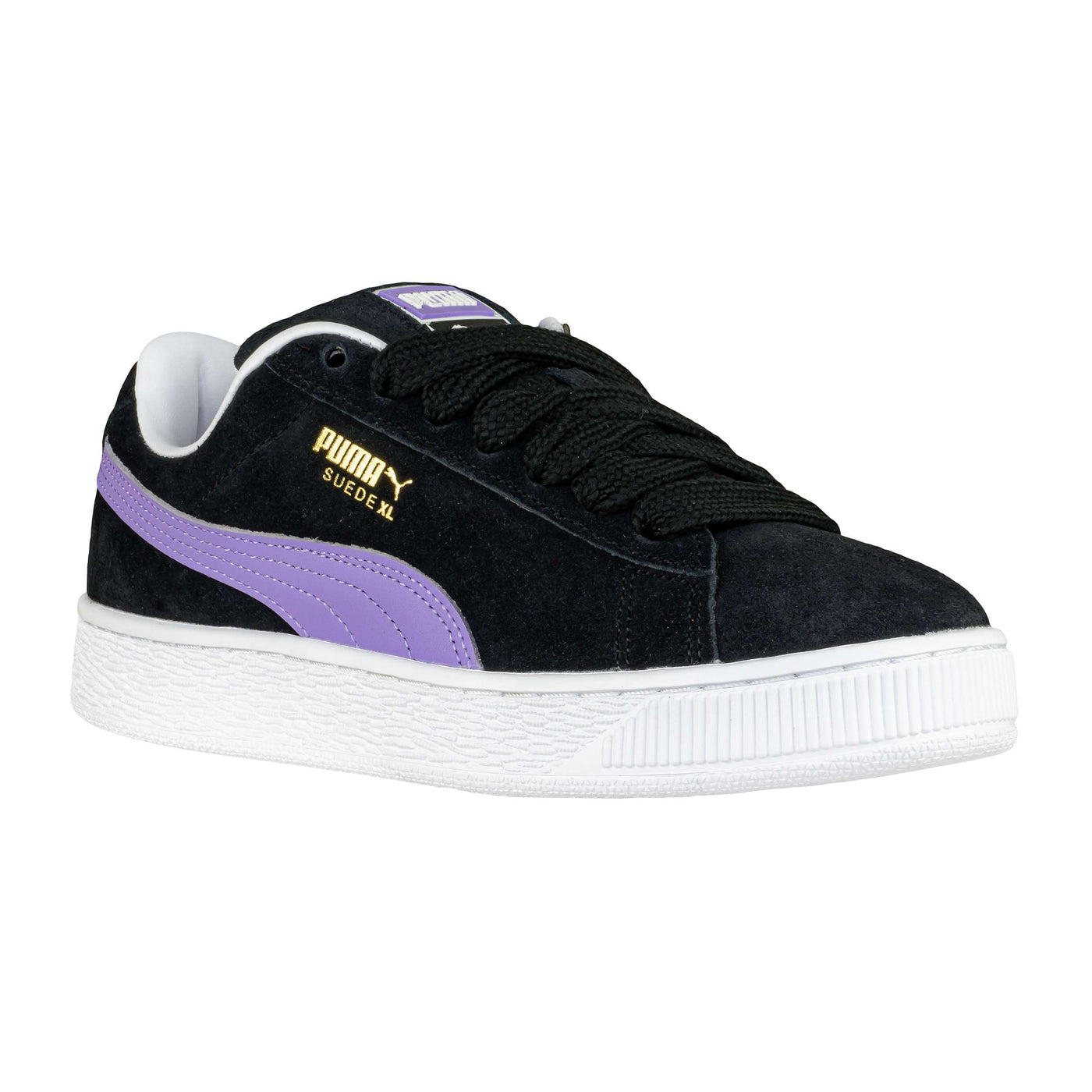 PUMA SUEDE XL 395205 27 PUMA BLACK-LAVENDER ALERT