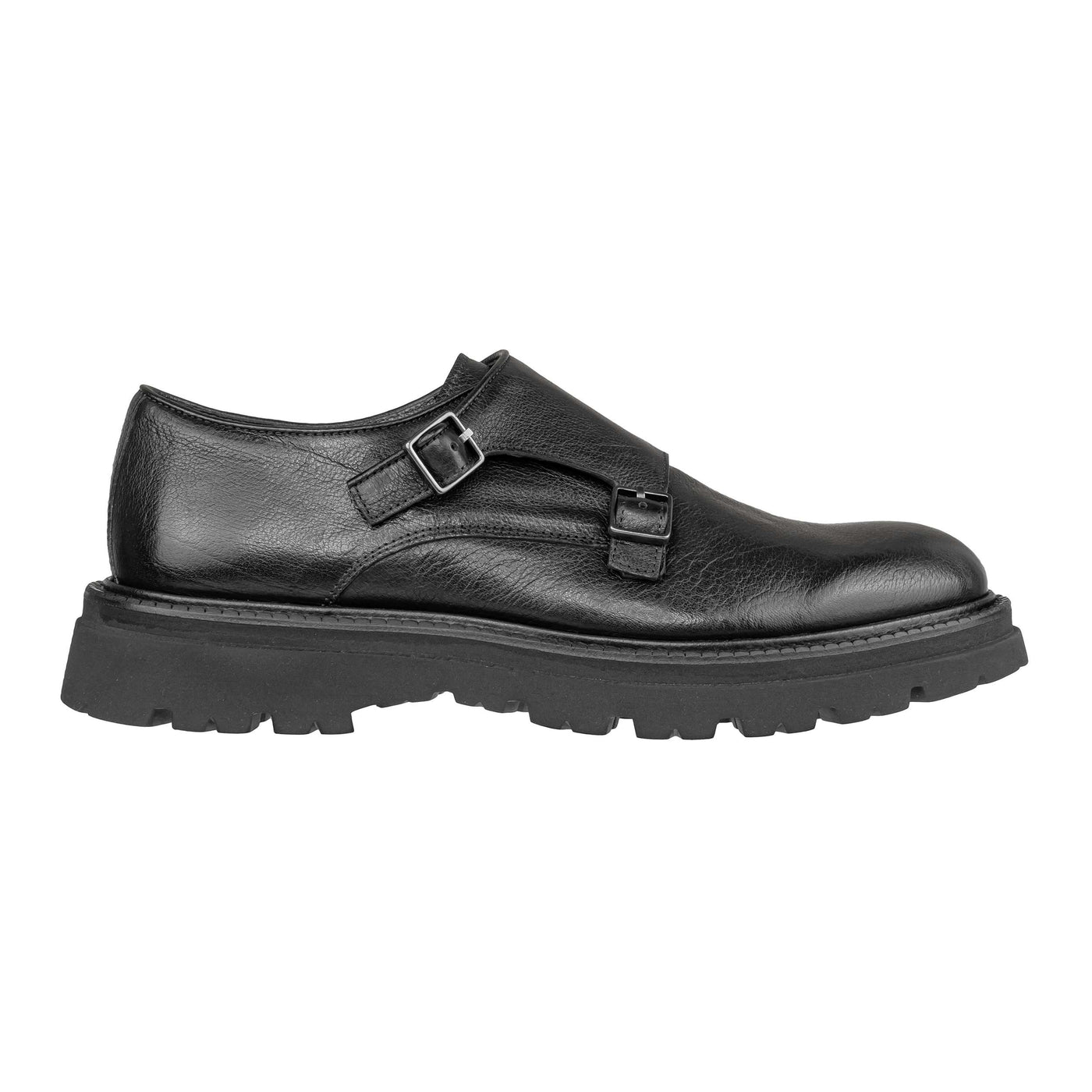 CORVARI 2594 MONK STRAP ALFA NERO