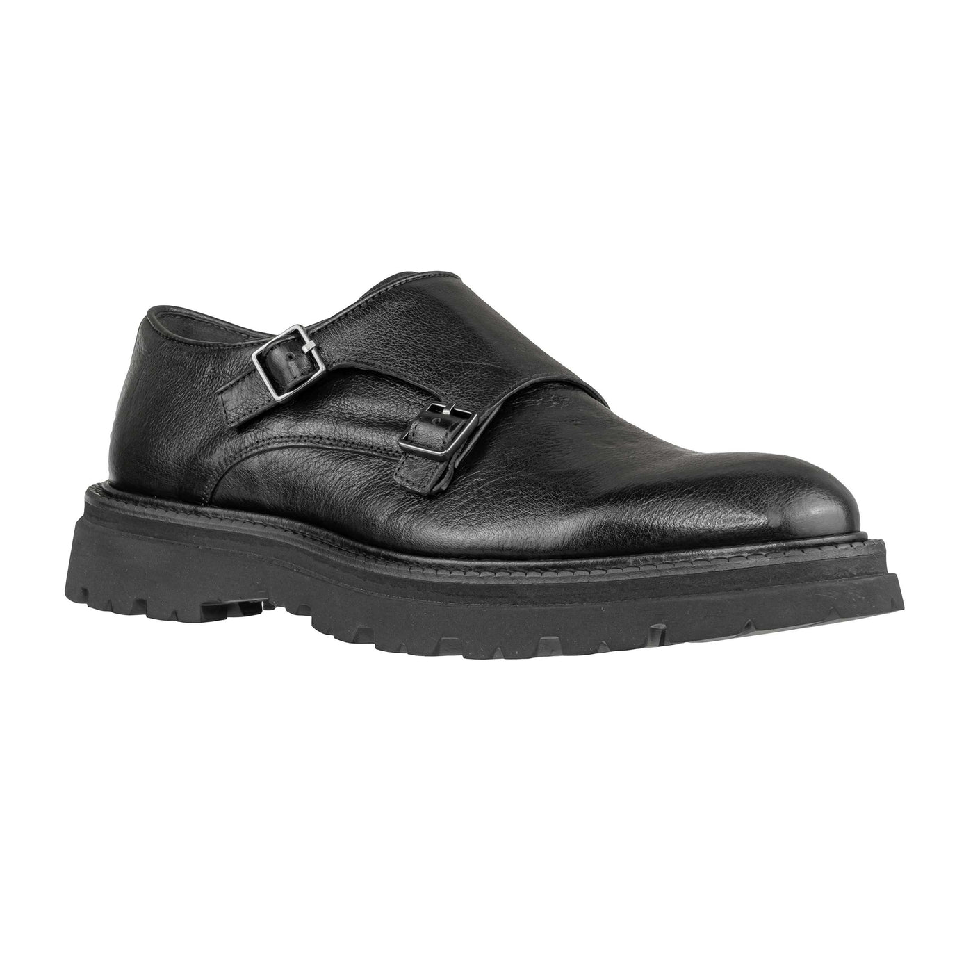 CORVARI 2594 MONK STRAP ALFA NERO