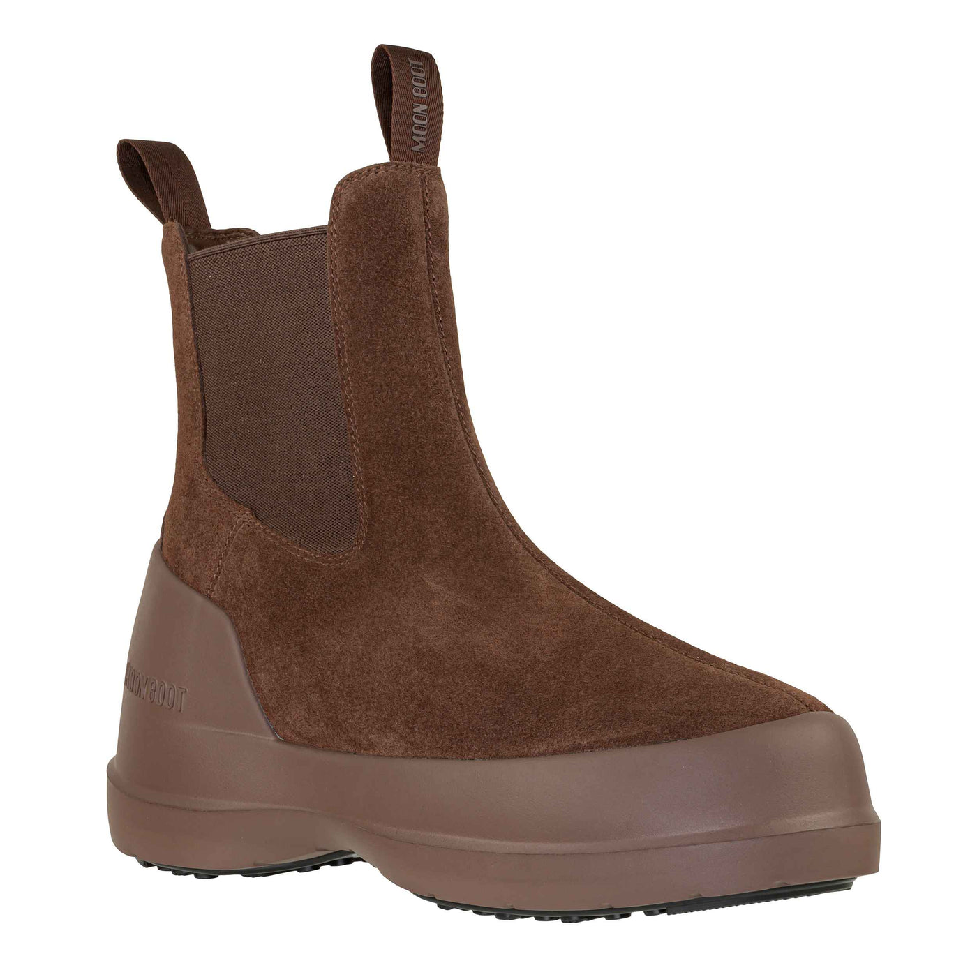 MOON BOOT LUNA CHELSEA SUEDE BROWN