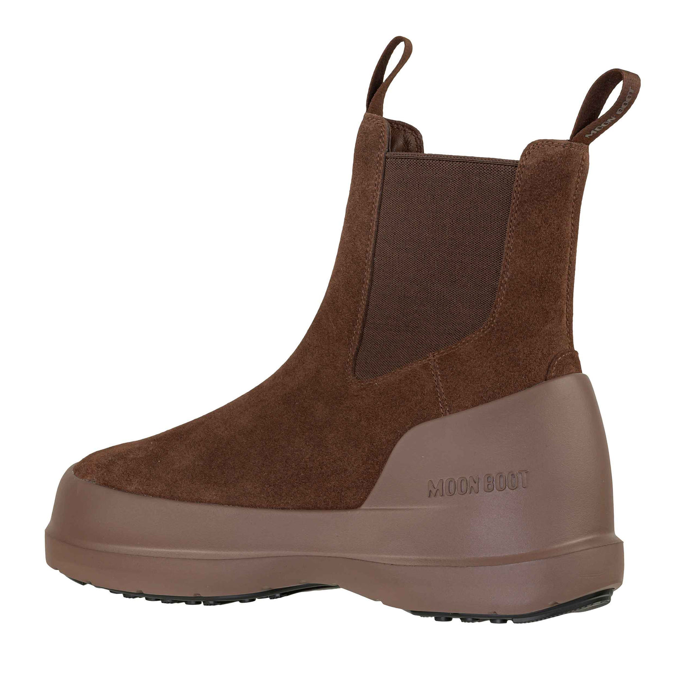 MOON BOOT LUNA CHELSEA SUEDE BROWN