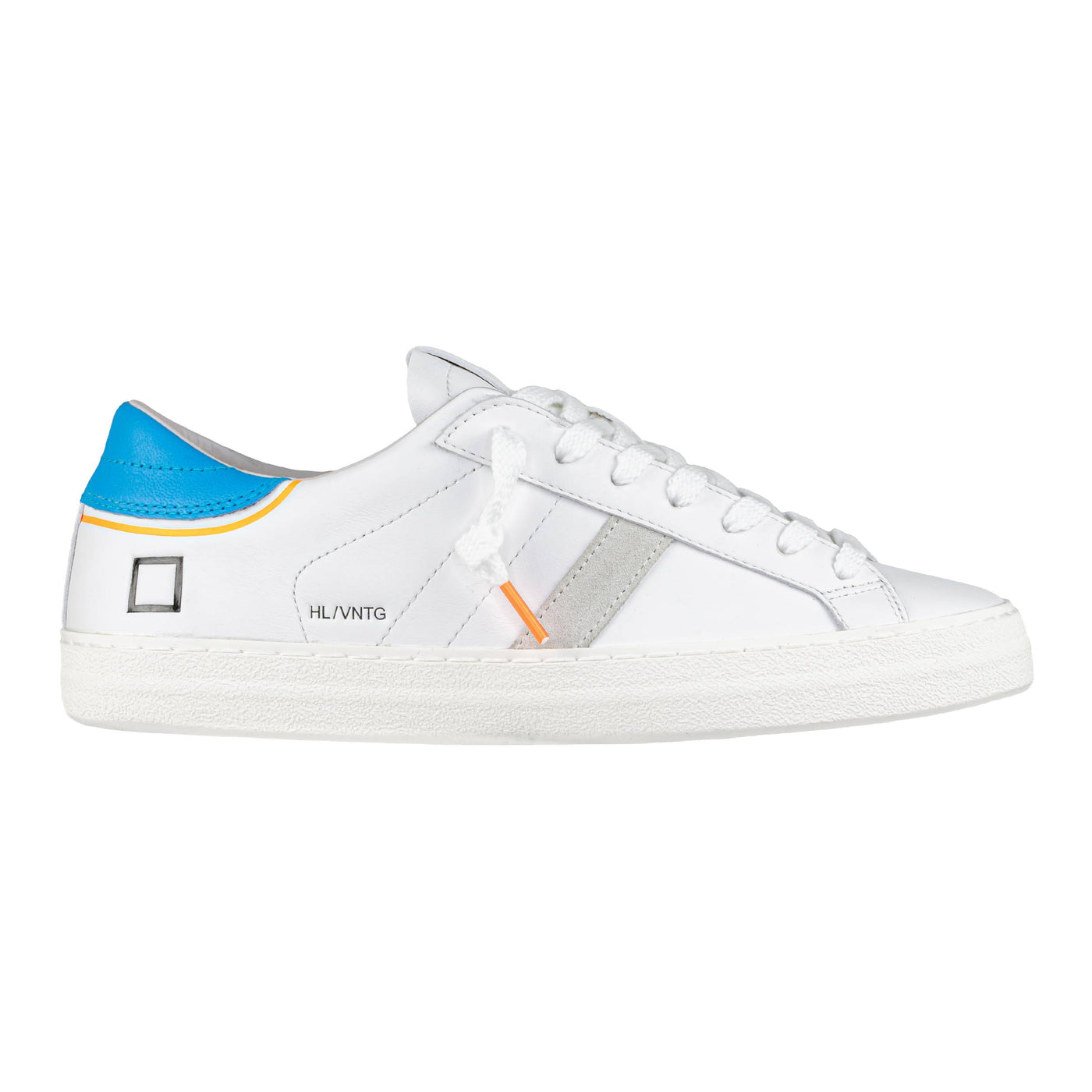 D.A.T.E. HILL LOW VINTAGE CALF WHITE-BLUETTE