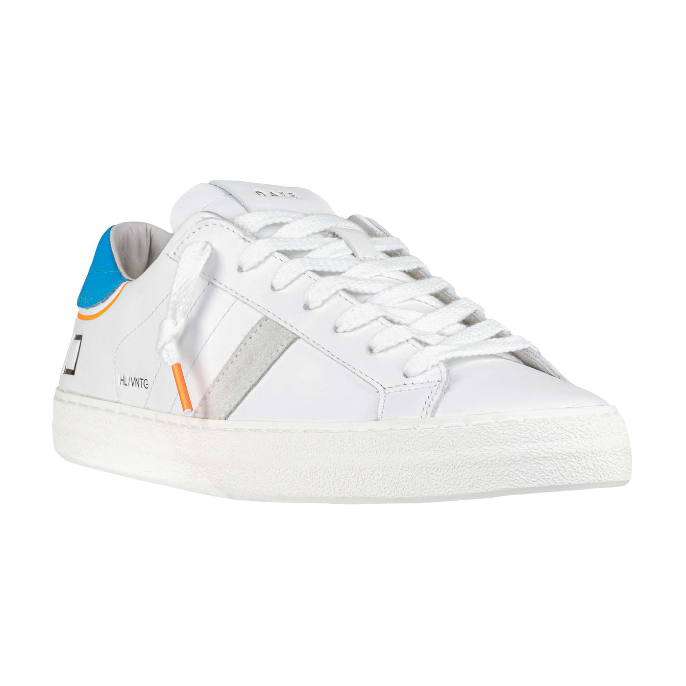 D.A.T.E. HILL LOW VINTAGE CALF WHITE-BLUETTE