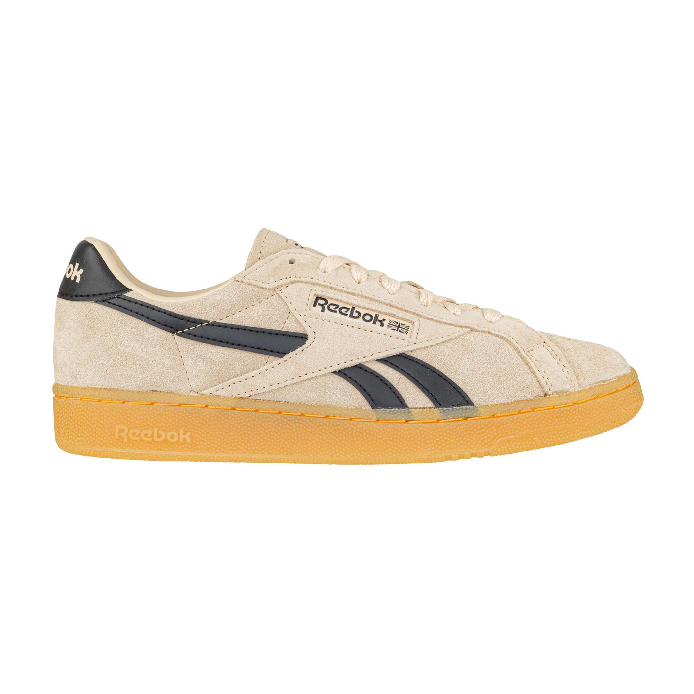 REEBOK CLUB C GROUNDS UK TENNIS TAN/BLACK/GUM