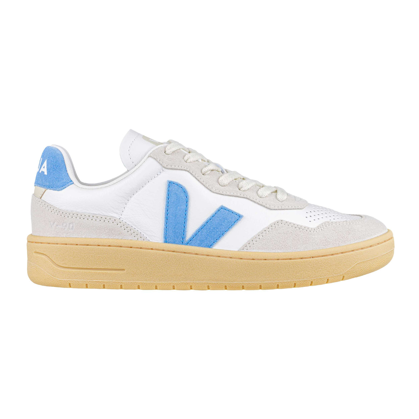 VEJA V-90 O.T. LEATHER W EXTRA WHITE AQUA NATURAL