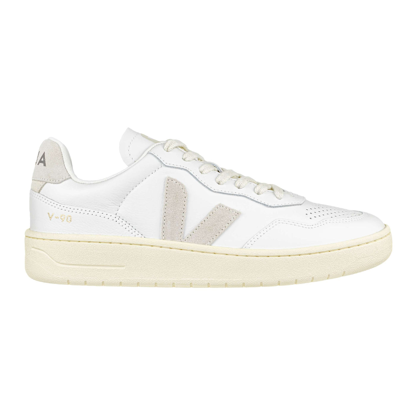 VEJA V-90 O.T. LEATHER M EXTRA WHITE NATURAL