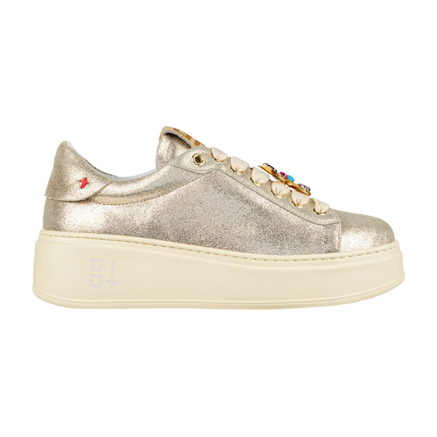 GIO+ SNEAKERS PIA315B COMBI POLVERE GOLD