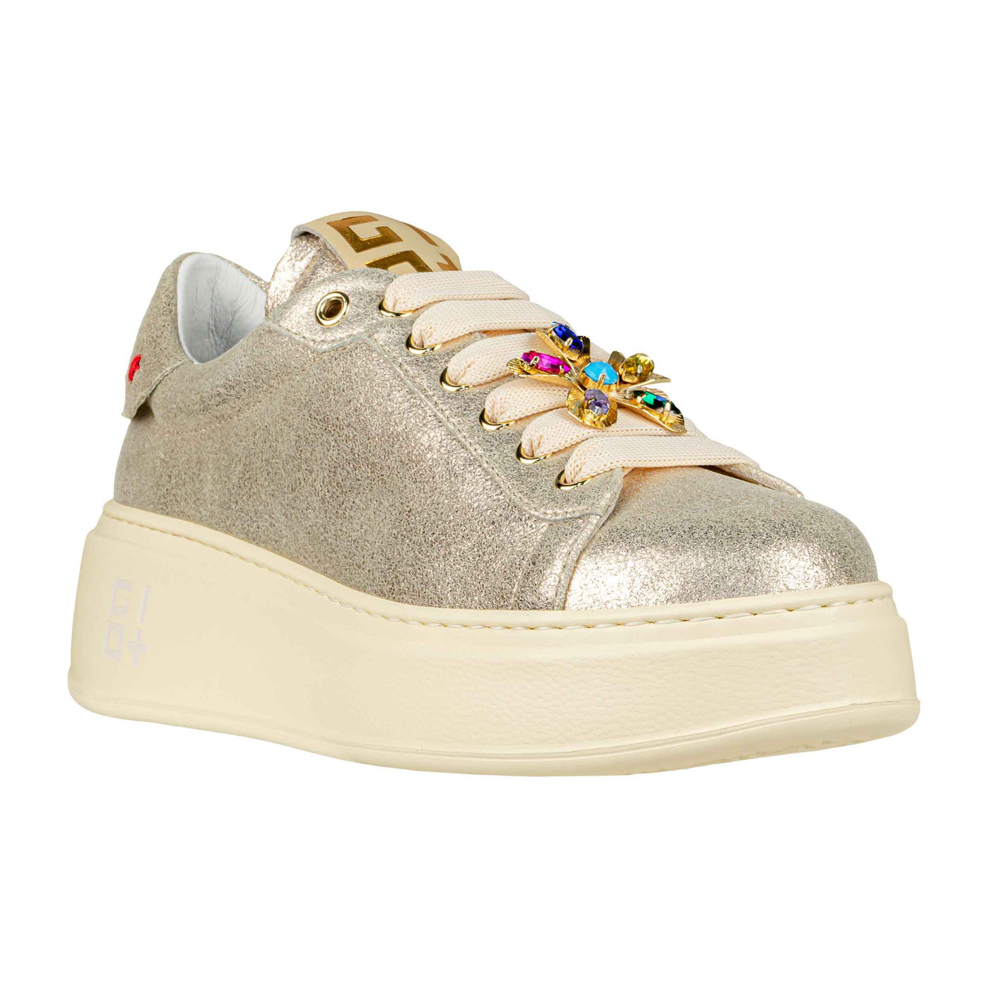 GIO+ SNEAKERS PIA315B COMBI POLVERE GOLD