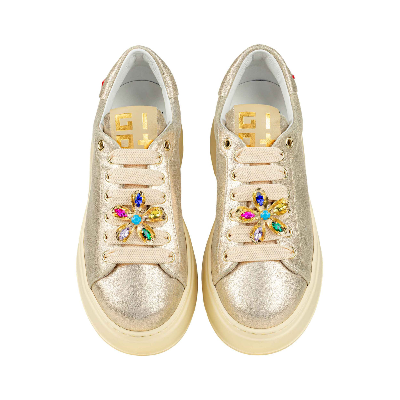 GIO+ SNEAKERS PIA315B COMBI POLVERE GOLD