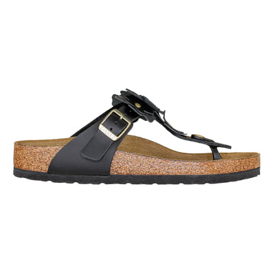 BIRKENSTOCK 1026693 GIZEH FLOWERS BLACK REGULAR FIT