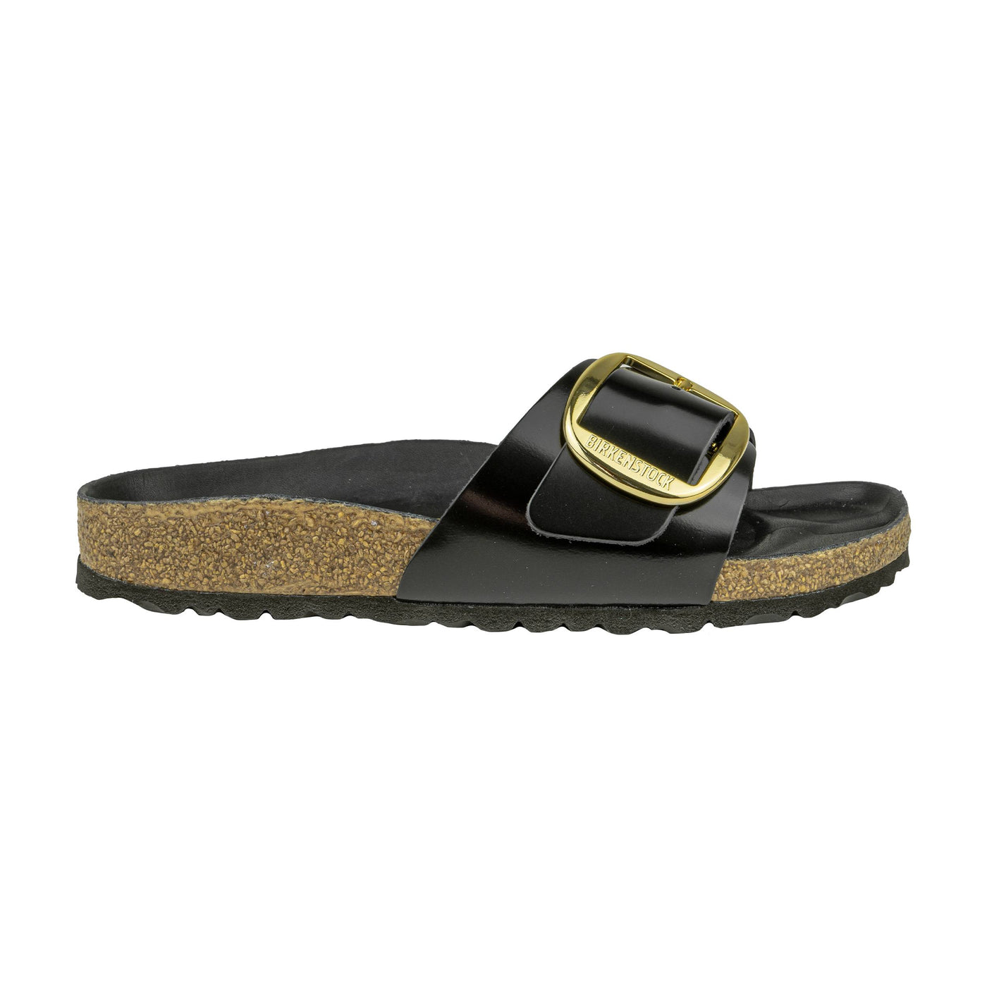 BIRKENSTOCK 1022650 MADRID BIG BUCKLE HIGH SHINE BLACK NARROW FIT