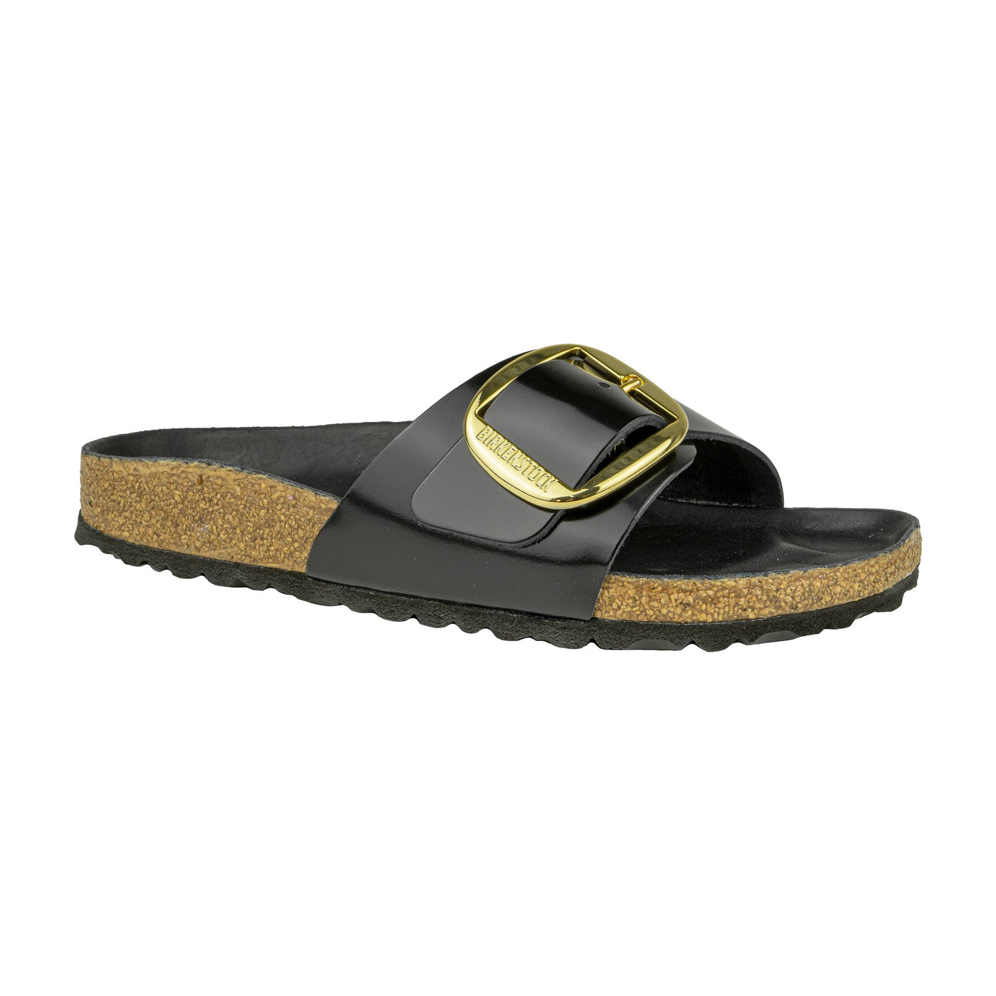 BIRKENSTOCK 1022650 MADRID BIG BUCKLE HIGH SHINE BLACK NARROW FIT