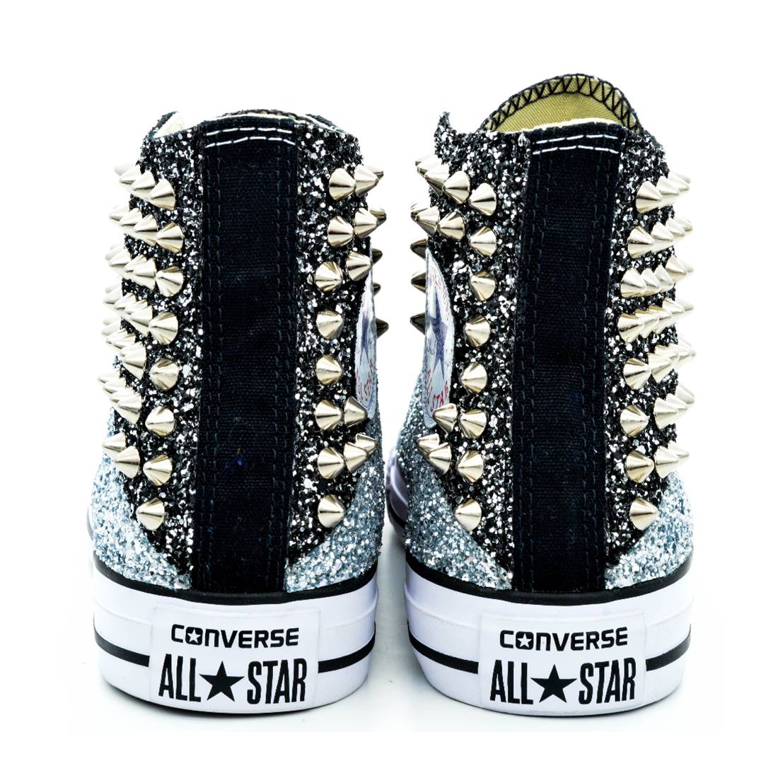 CONVERSE PERSONALIZZATE ARGENTO LEANDRO