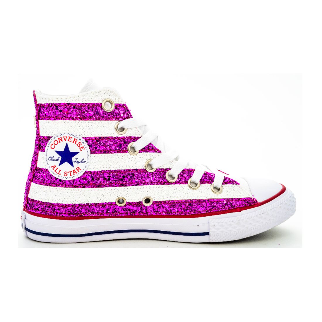 CONVERSE PERSONALIZZATE FUXIA DJALMA