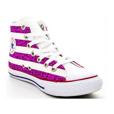 CONVERSE PERSONALIZZATE FUXIA DJALMA