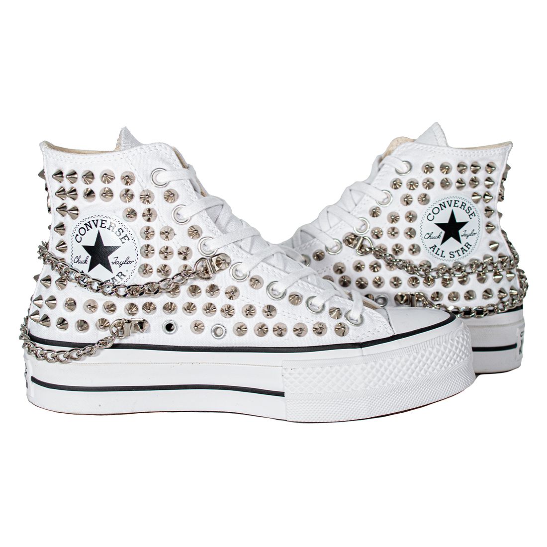 CONVERSE PLATFORM PERSONALIZZATE BIANCA DREAM