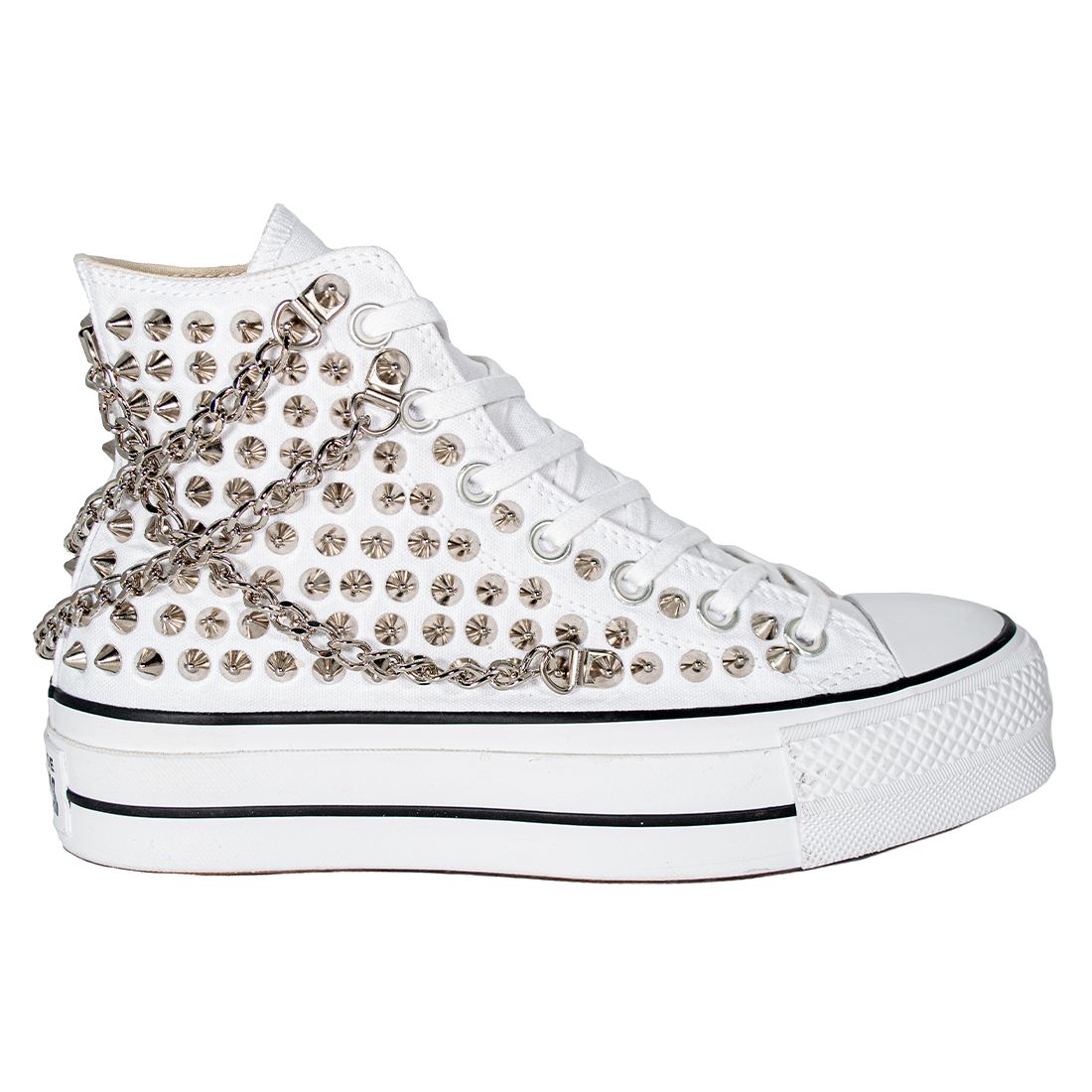 CONVERSE PLATFORM PERSONALIZZATE BIANCA DREAM